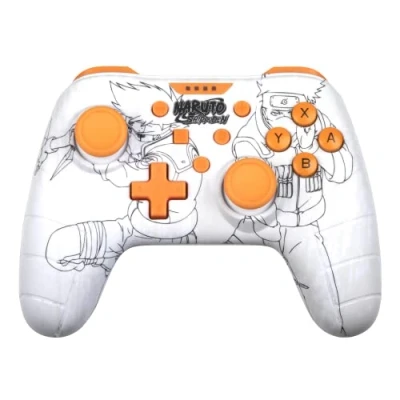 Afbeelding van Naruto Switch controller 3m kabel extra functies (wit)