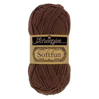 Afbeelding van Scheepjes Softfun 2491 Pecannoot Garen 10x50g