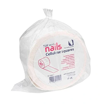 Afbeelding van Sibel Cellulose Squares Cosmeticadoekjes 1000 Stuks