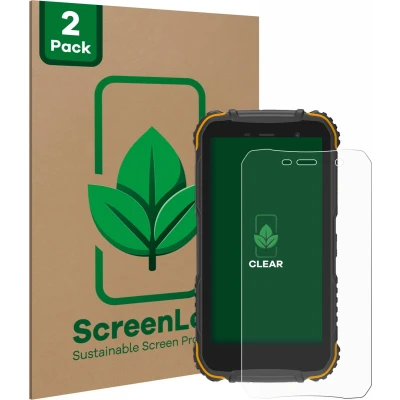 Afbeelding van ScreenLeaf Screenprotector voor Doogee S35 Duurzame schermbescherming Folie Beschermfolie transparant (2 Stuks)