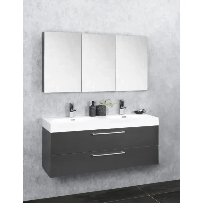 Afbeelding van Differnz Somero badmeubelset 120cm antraciet