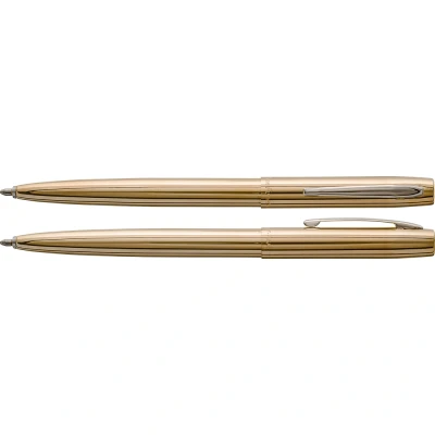 Afbeelding van Originele Fisher Cap O Matic Space Pen, Onbewerkt Messing (#M4RAW)