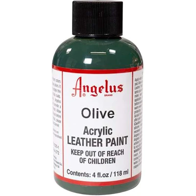 Afbeelding van Angelus Leerverf Olijf 118ml