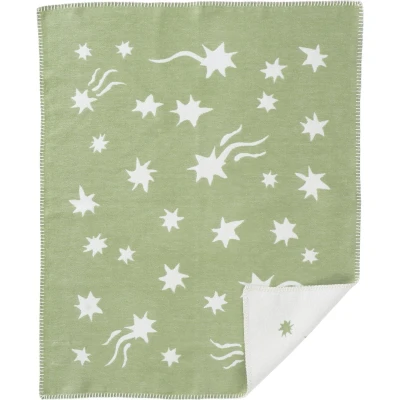 Afbeelding van Wiegdeken Groen 70 x 90 cm Klippan Babydeken