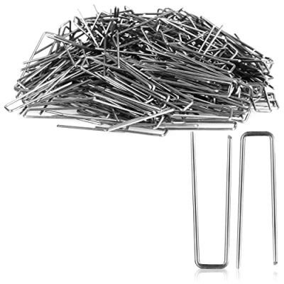 Afbeelding van COM FOUR® 400x strobloem naalden clip clips voor bloemstukken in bloemisterij bloemendecoratie arrangement (Strobloem 400 stuks)