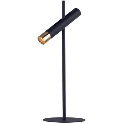 Afbeelding van Searchlight Design tafellamp Cylinder EU31653 1BK