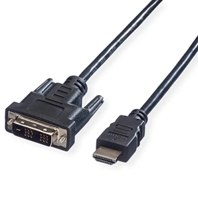Afbeelding van VALUE Monitorkabel DVI (18+1) / HDMI M/M, zwart, 2 m