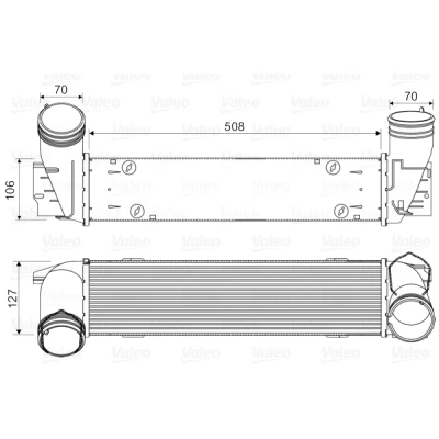 Afbeelding van Valeo Interkoeler 818342