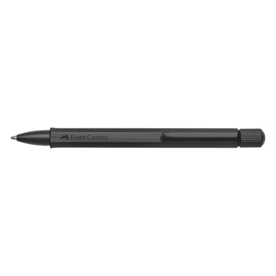 Afbeelding van Balpen Faber Castell Hexo twist mat zwart schrijfkleur: