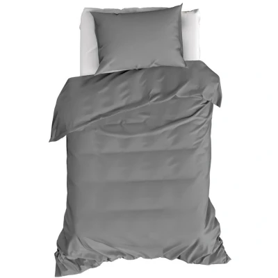 Afbeelding van Dekbedovertrek MOODIT Basil Grey 140 x 200 / 220 cm 1 Persoons