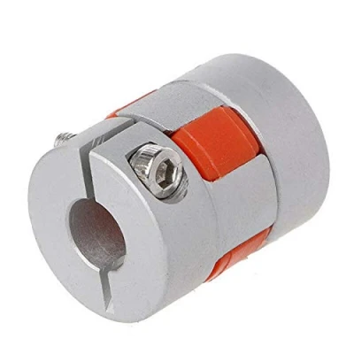 Afbeelding van POWERTOOL Motorkoppeling, flexibele askoppeling, aluminium verbindingsconnector voor doe het zelf encoder, 3D printer, CNC machine (D25mm x L30mm, 6mm tot 6mm)