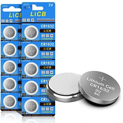 Afbeelding van LiCB 10 stuks CR1632 3V lithium knoopcellen CR 1632 batterijen