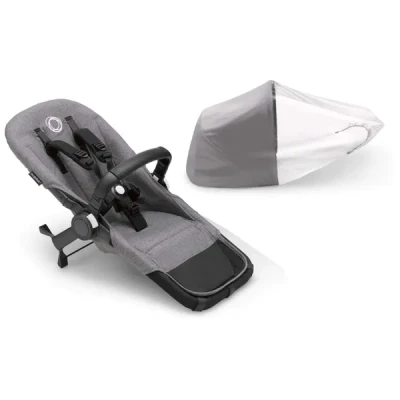 Afbeelding van Bugaboo Uitbreidingsset Donkey5 Duo Grey Melange