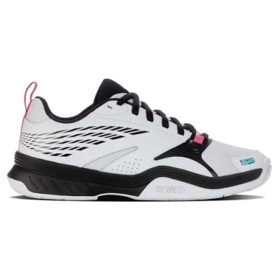 Afbeelding van Padel Schoenen K Swiss Men Speedex White Black Aquarius Schoenmaat 45