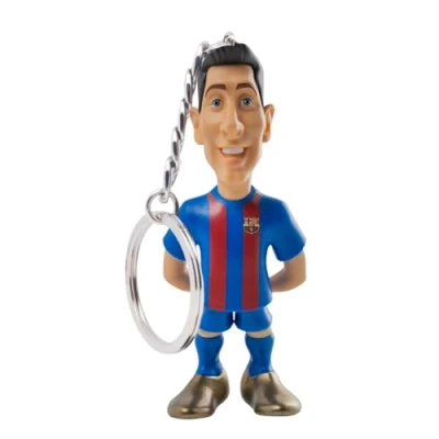 Afbeelding van Minix sleutelhanger 7 cm Lewandowski FC Barcelona