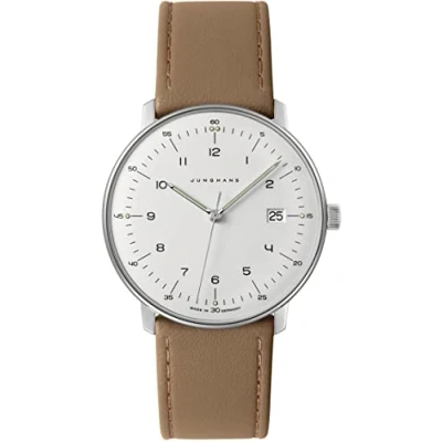 Afbeelding van Junghas Max Bill 41/4562.02 Quartz heren horloge dames luxe saffierglas cadeautip