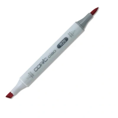 Afbeelding van COPIC Ciao Marker Typ R 29, Lipstick Red, veelzijdige layout marker, op alcoholbasis, met een medium breedte en penseelpunt