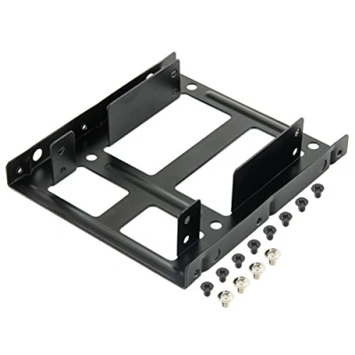 Afbeelding van Poppstar Bouwframe voor SSD HDD Harde Schijf 2,5 op 3,5 Frame intern 1 of 2 SSDs incl. Schroeven