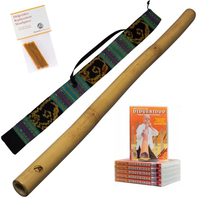 Afbeelding van Australian Treasures bamboe PRO 120cm inclusief bag, instructie DVD en bijenwas