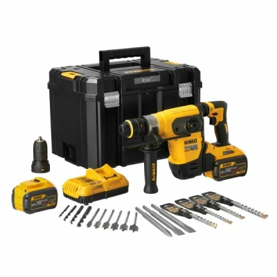 Afbeelding van DeWalt DCH417X2 Accucombihamer SDS Plus FlexVolt 54V 9.0 Ah Li Ion Set QW