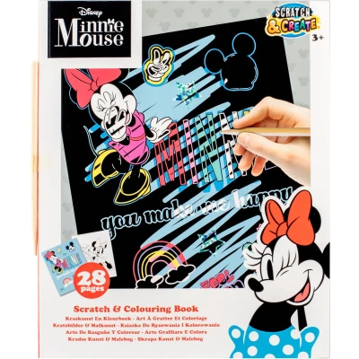 Afbeelding van Canenco Minnie Mouse Kraskunsten Kleurboek