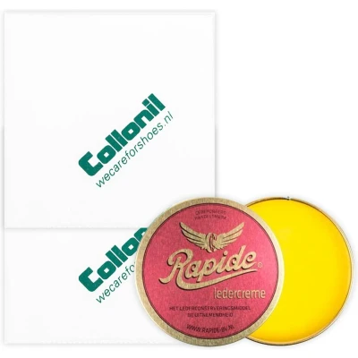 Afbeelding van Rapide Ledercreme set met 2 poetsdoeken kleurloos