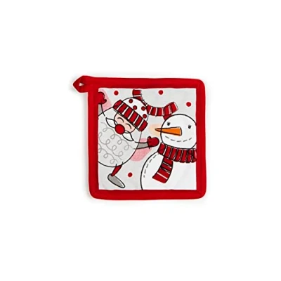 Afbeelding van Excelsa Snowman Keukenhandschoenen, 20 x cm, voering 100% katoen, vulling van polyester