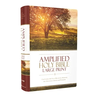 Afbeelding van Amplified Holy Bible, Large Print, Hardcover: Captures the Full Meaning Behind Original Greek and Hebrew