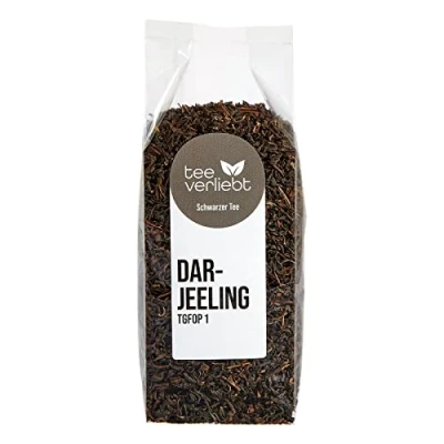 Afbeelding van FRUTEG Darjeeling First Flush 200g Loser thee TGFOP1 uit India Milde aromatische lente picking Oranje pekoe zwarte losse 200 g