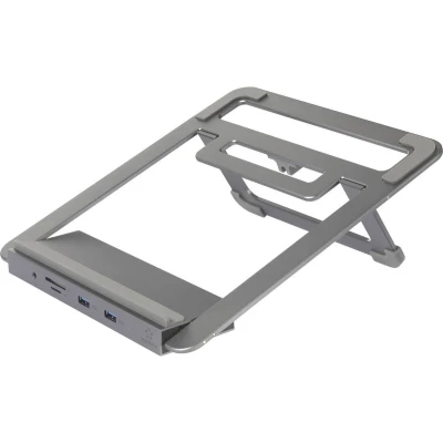 Afbeelding van Renkforce RF LLS 400 USB C laptopdockingstation / standaard Geschikt voor merk: Universeel, Apple Power Delivery