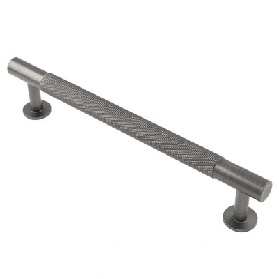 Afbeelding van Meubelbeslag Handgreep Knurled Stijlvol Massief Messing