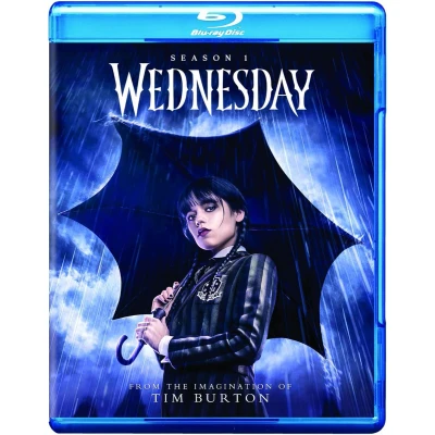 Afbeelding van Wednesday Seizoen 1 blu ray Import met NL OT