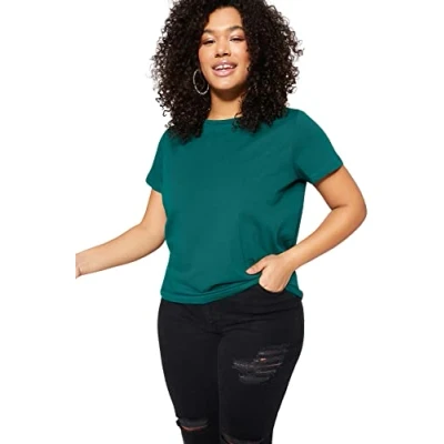 Afbeelding van Trendyol TBBSS22TS0733 Volwassenen Vrouwen Smaragdgroen 3XL