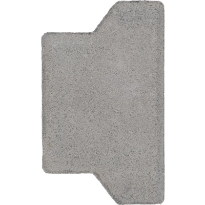 Afbeelding van Kijlstra H verbandsteen 8cm Half Grijs S top De halve is handig voor het netjes afwerken van oppervlakken