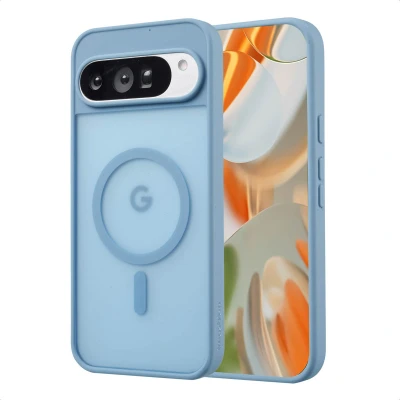Afbeelding van Google Pixel 9 Pro XL MagSafe Hoesje Kunststof imoshion Hardcase/Backcover Lichtblauw Telefoonhoesje