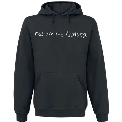 Afbeelding van Korn Follow Cliff Trui met capuchon zwart XXL Katoen Band merch, Bands