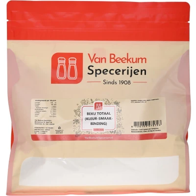 Afbeelding van Van Beekum Specerijen Beku Totaal (kleur smaak binding) 1 kilo (hersluitbare stazak)