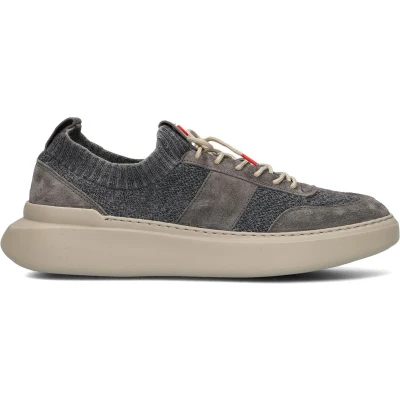Afbeelding van NOKWOL Ronda Knit Sneakers Textiel Heren Grijs Maat 40