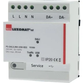 Afbeelding van Beg dali link voeding voor din rail montage ps usb reg 93189