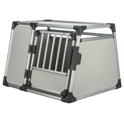 Afbeelding van Trixie Vervoersbox Auto Lichtgrijs Autohondenbench 93x64x81 cm