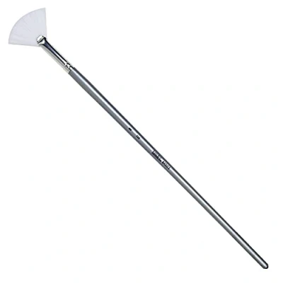 Afbeelding van Liquitex 6925008 Basics penseel, synthetisch penseel voor acrylverf, duurzaam, robuust en vormvast Waaier Nr. 8