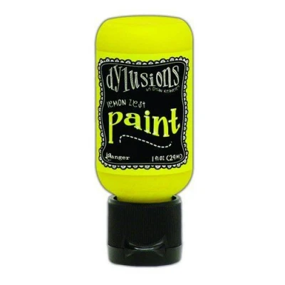 Afbeelding van Ranger Dylusions Paint Flip Cap Bottle 29ml Lemon Zest DYQ70535 (02 20)