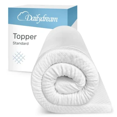 Afbeelding van Dailydream Visco elastische matrastopper &quot;Model L&quot; met Memory Foam effect, 160 x 200 7 cm, Edition Standard
