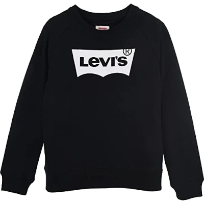 Afbeelding van Levi&#039;s Batwing sweatshirt met ronde hals voor meisjes 3e6660, Zwart, 8 jaar