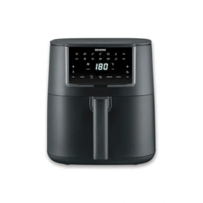 Afbeelding van Severin FR 2462 Heteluchtfriteuse, ca. 1700W, 7L, hetelucht technologie voor gezondheidsbewust koken, touchscreen 11 automatische programma&#039;s, Shake Functie, PTFE vrij