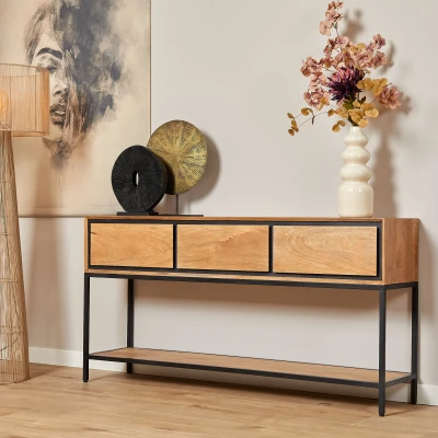 Afbeelding van Starfurn Sidetable RichWood 150 cm naturel Hout