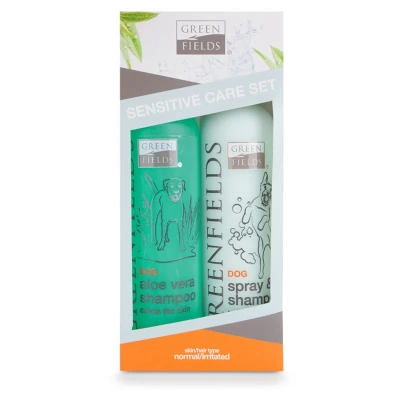 Afbeelding van Greenfields Sensitive Care Set Hondenvachtverzorging 2x250 ml