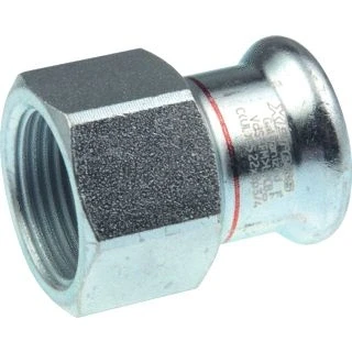 Afbeelding van VSH Xpress overgangkoppeling 1bi.x 35 mm, pers c1402, staalverzinkt