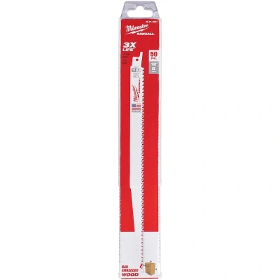 Afbeelding van Reciprozaagblad Sawzall Hout Thin Kerf 300 Mm 5 Tpi (50 Stuks)