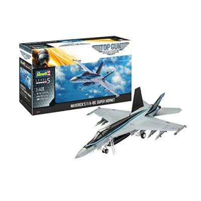 Afbeelding van 1:48 Revell 03864 Maverick&#039;s F/A 18E Super Hornet ‘Top Gun: Maverick’ Plastic Modelbouwpakket